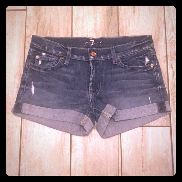 7 For All Mankind Pants - 7 for All Mankind jean shorts
